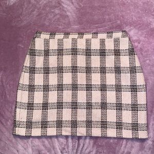 Wild Fable Pink Plaid Mini Skirt